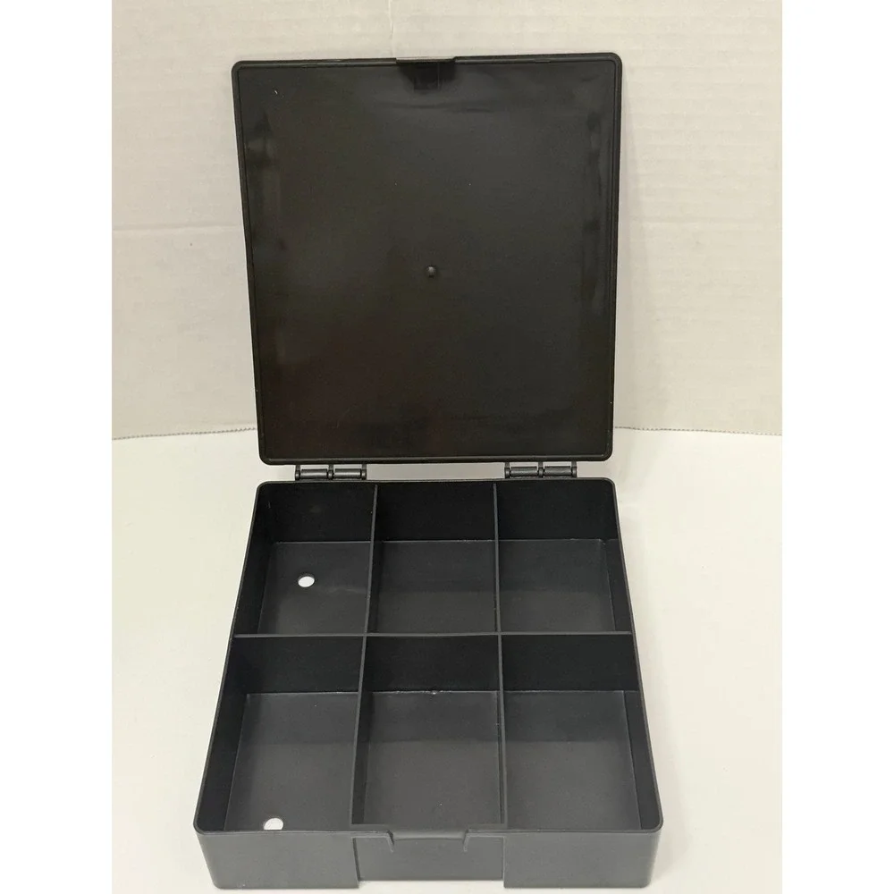 Hot Wheels Made to Race 6 Car Case Black Plastic Storage Tara Toy 1265LIA01